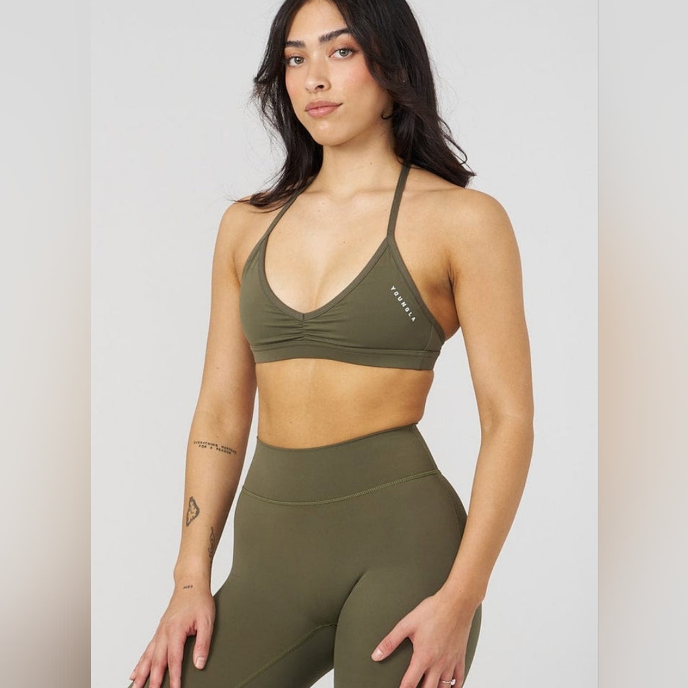 YoungLa olive green bra